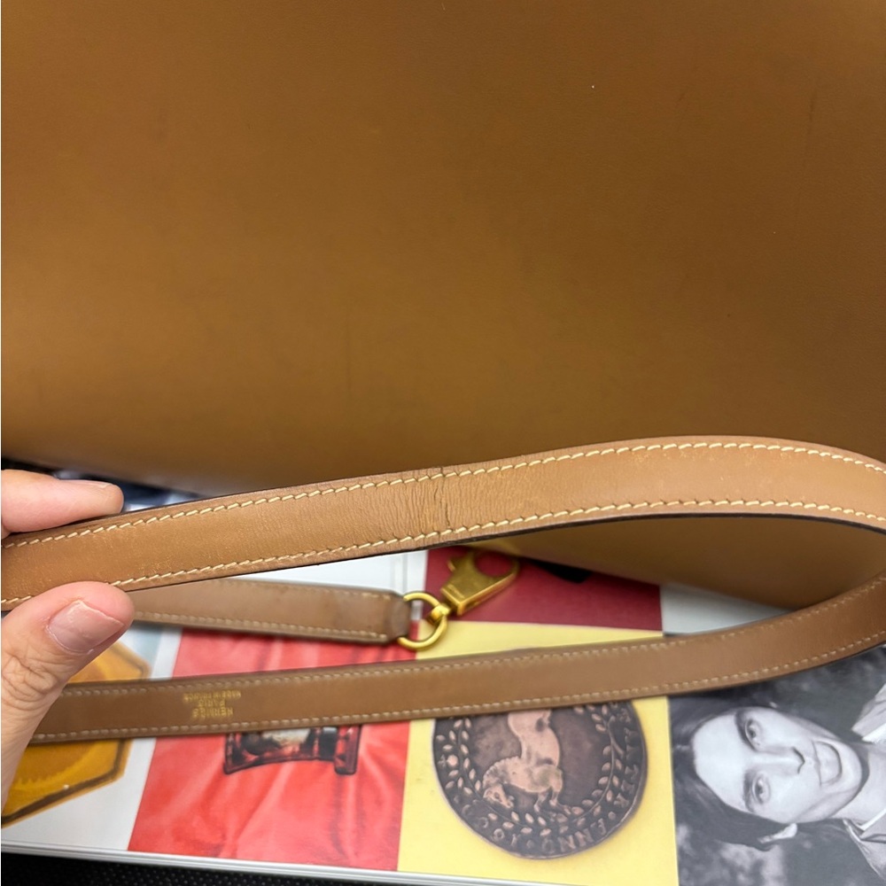 Hermes box calf sellier 32cm Natural Kelly - Picture 12 of 12